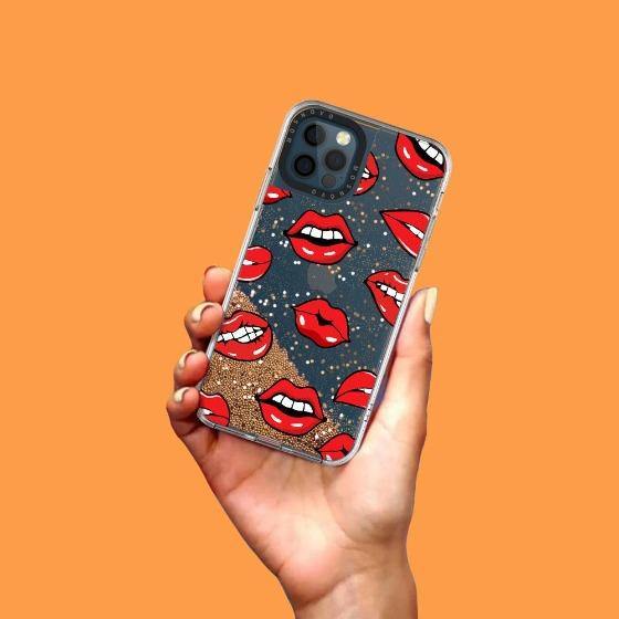 Lips Glitter Phone Case - iPhone 12 Pro Max Case