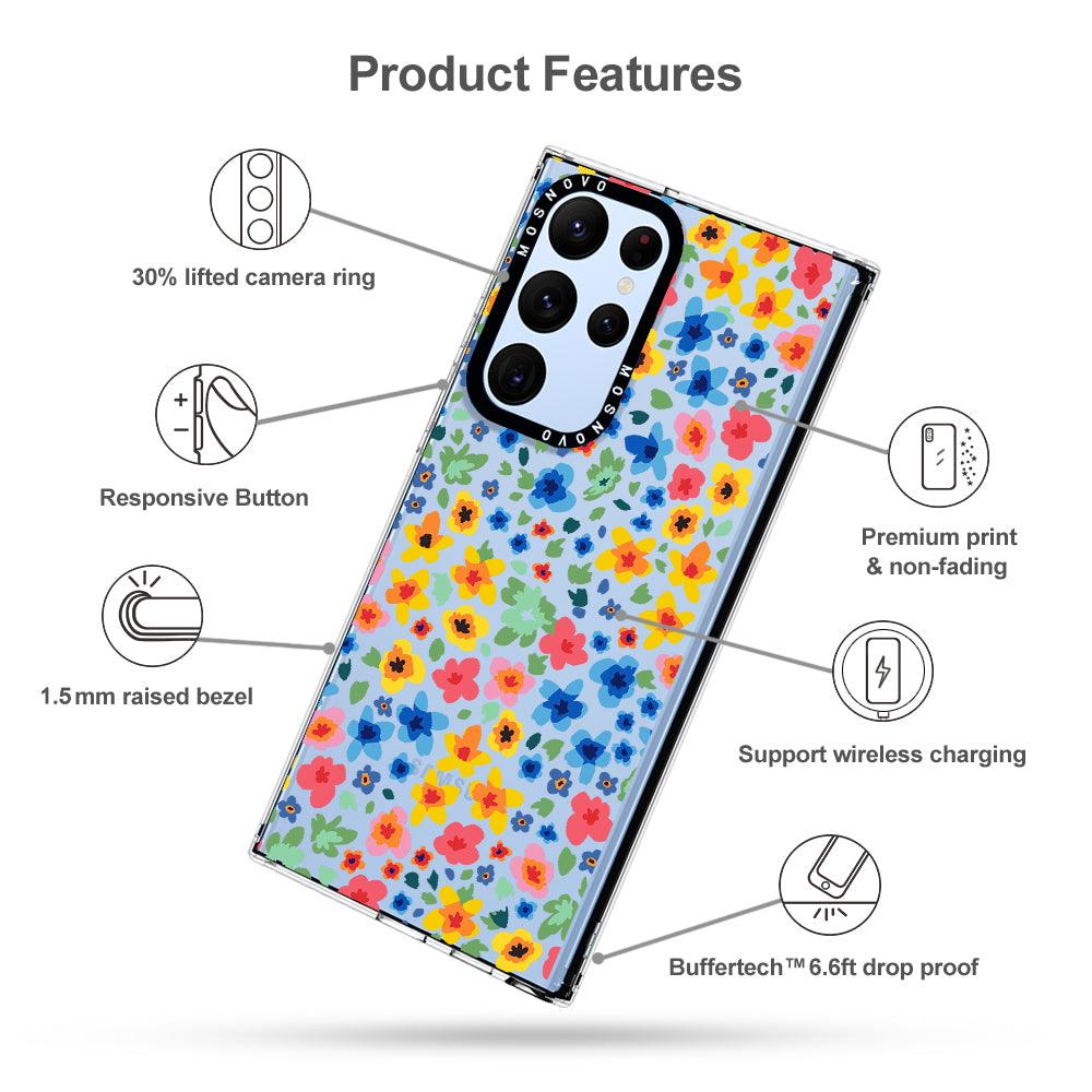 Little Flowers Phone Case - Samsung Galaxy S22 Ultra Case