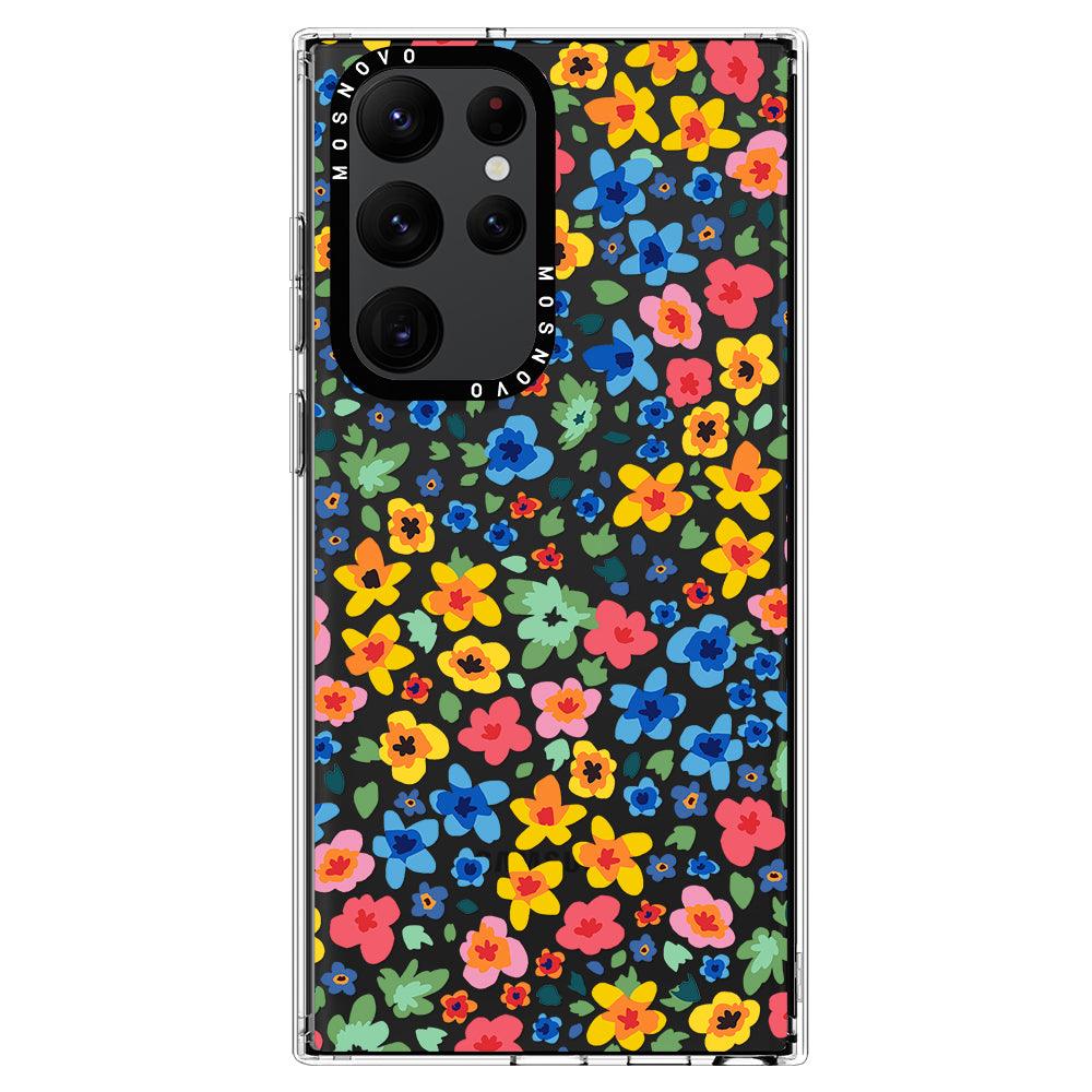 Little Flowers Phone Case - Samsung Galaxy S22 Ultra Case - MOSNOVO