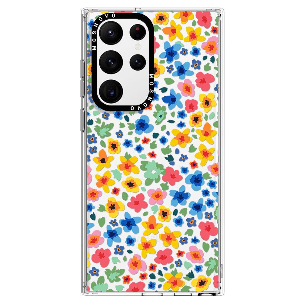 Little Flowers Phone Case - Samsung Galaxy S22 Ultra Case