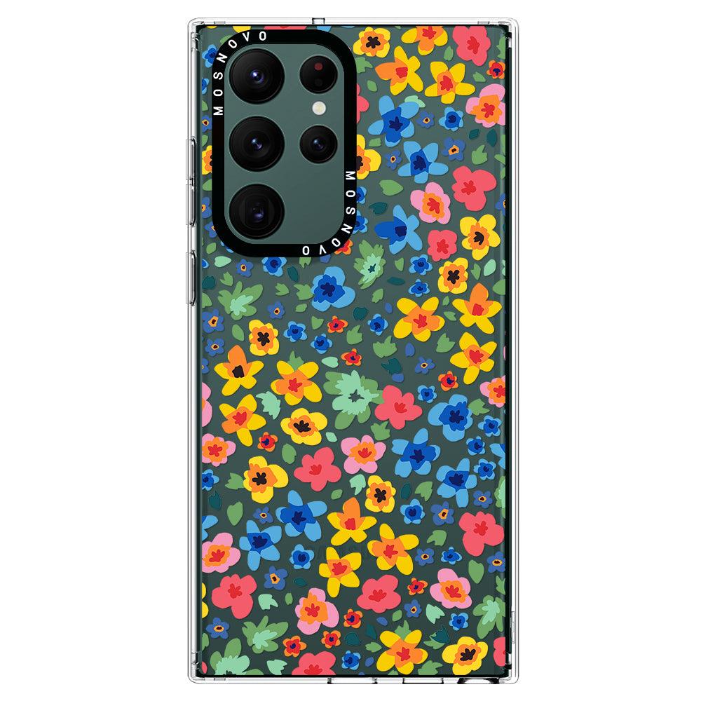 Little Flowers Phone Case - Samsung Galaxy S22 Ultra Case