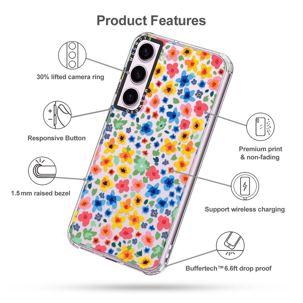 Little Flowers Phone Case - Samsung Galaxy S23 Plus Case - MOSNOVO