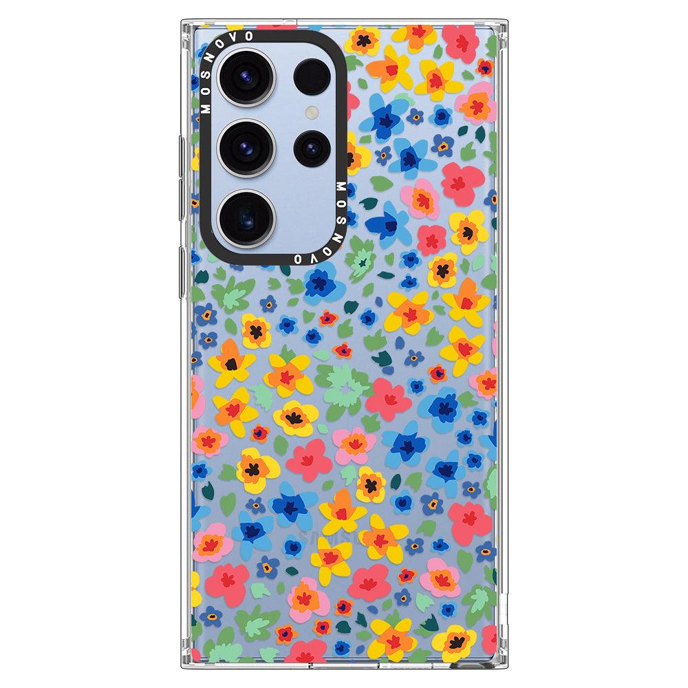 Little Flowers Phone Case - Samsung Galaxy S23 Ultra Case - MOSNOVO