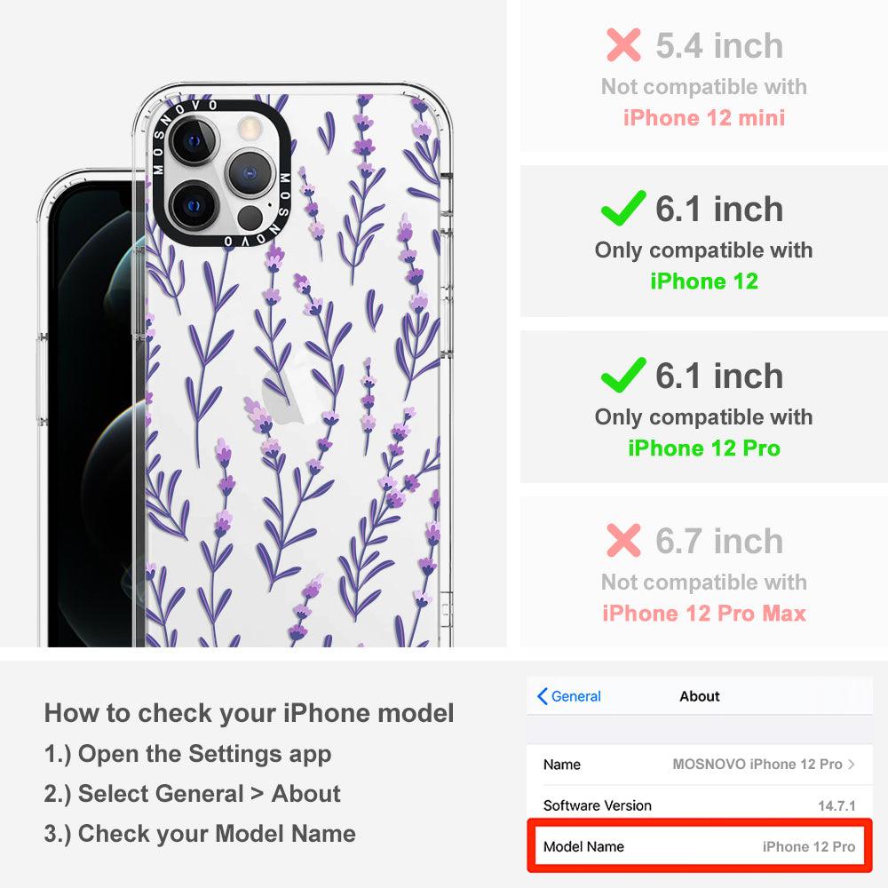Lavenders Phone Case - iPhone 12 Pro Case - MOSNOVO