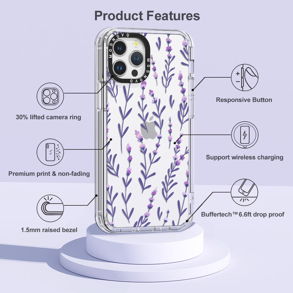 Lavenders Phone Case - iPhone 12 Pro Max Case - MOSNOVO