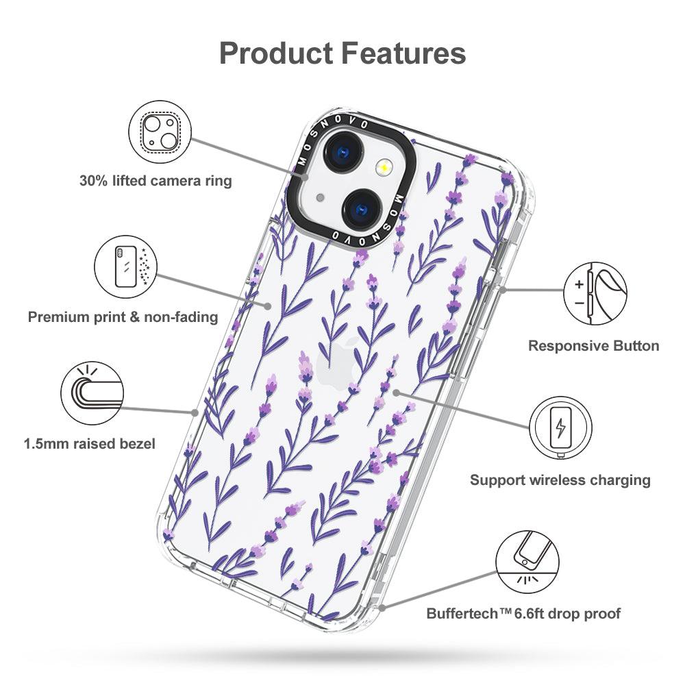 Lavenders Phone Case - iPhone 13 Mini Case - MOSNOVO