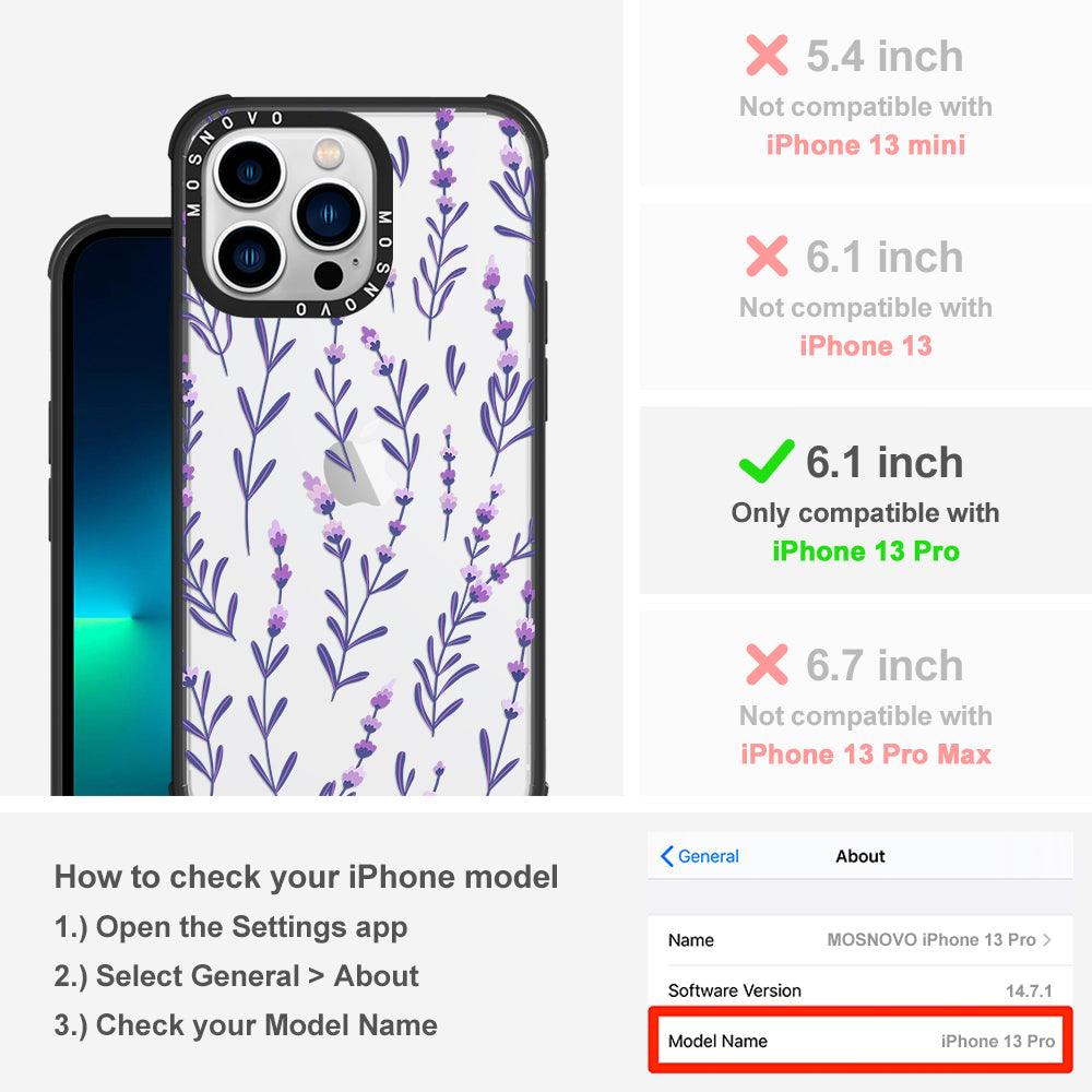 Lavenders Phone Case - iPhone 13 Pro Case - MOSNOVO