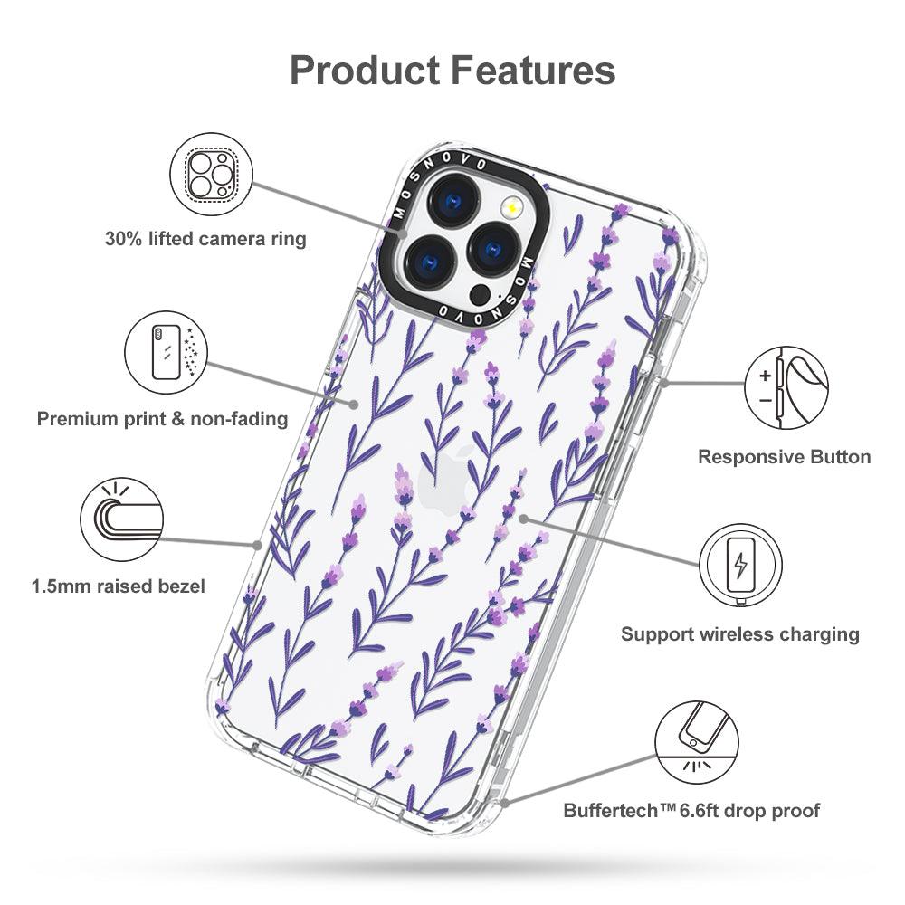 Lavenders Phone Case - iPhone 13 Pro Max Case - MOSNOVO