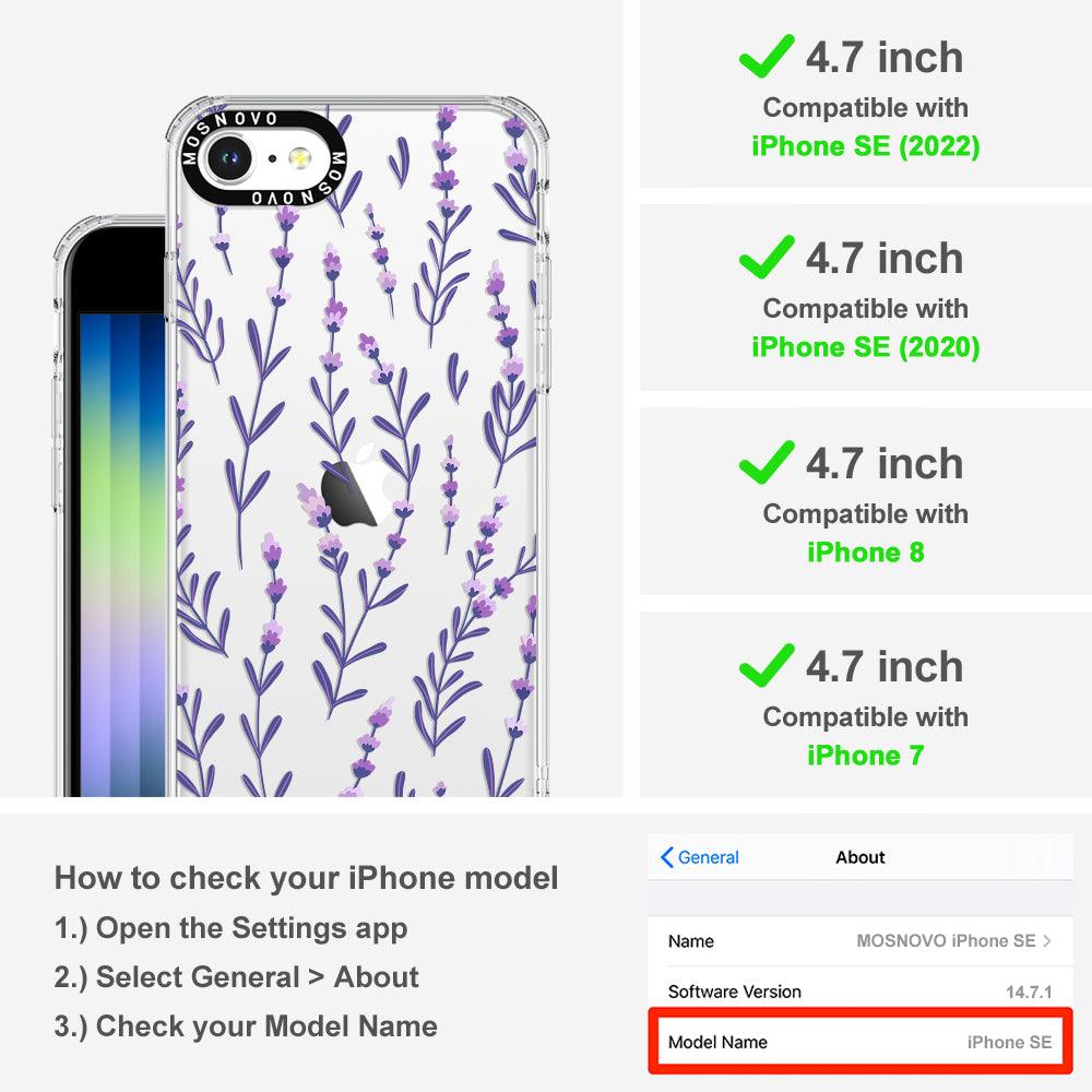 Lavenders Phone Case - iPhone 7 Case - MOSNOVO