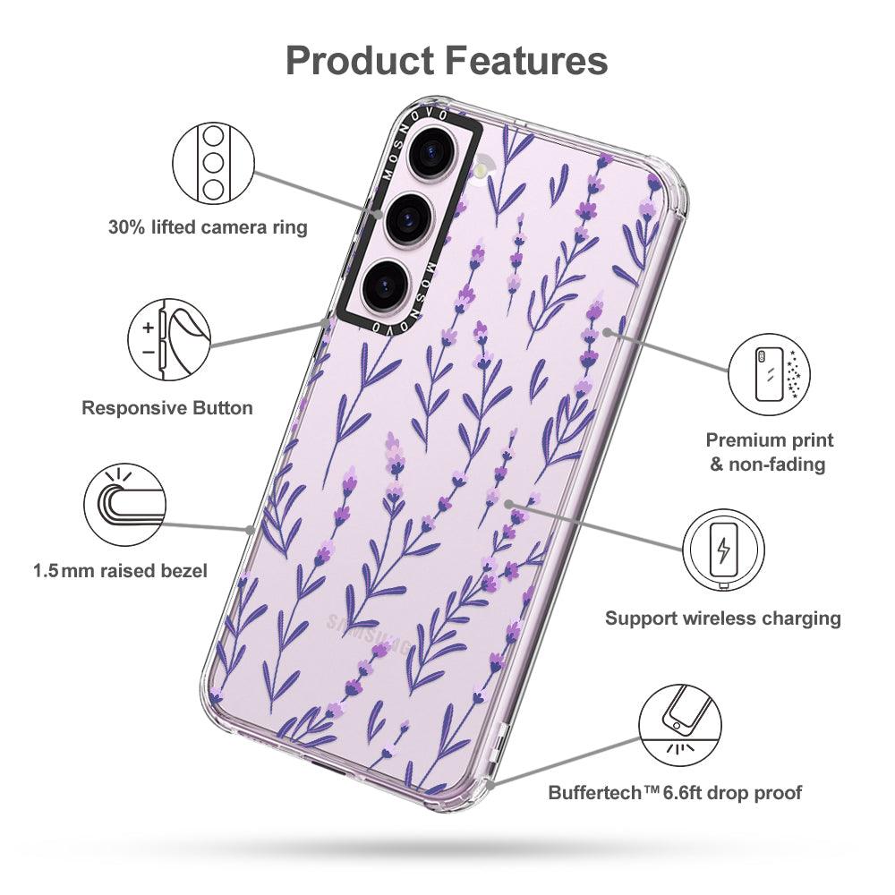 Little Lavender Phone Case - Samsung Galaxy S23 Plus Case - MOSNOVO