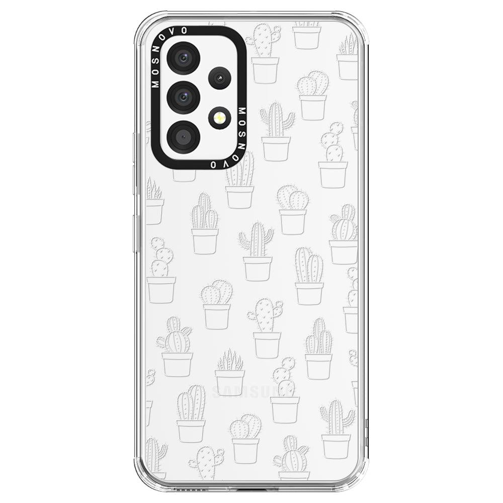Little Potted Cactus Phone Case - Samsung Galaxy A53 Case - MOSNOVO