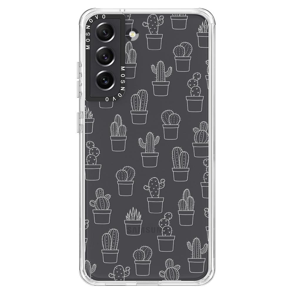 Little Potted Cactus Phone Case - Samsung Galaxy S21 FE Case - MOSNOVO