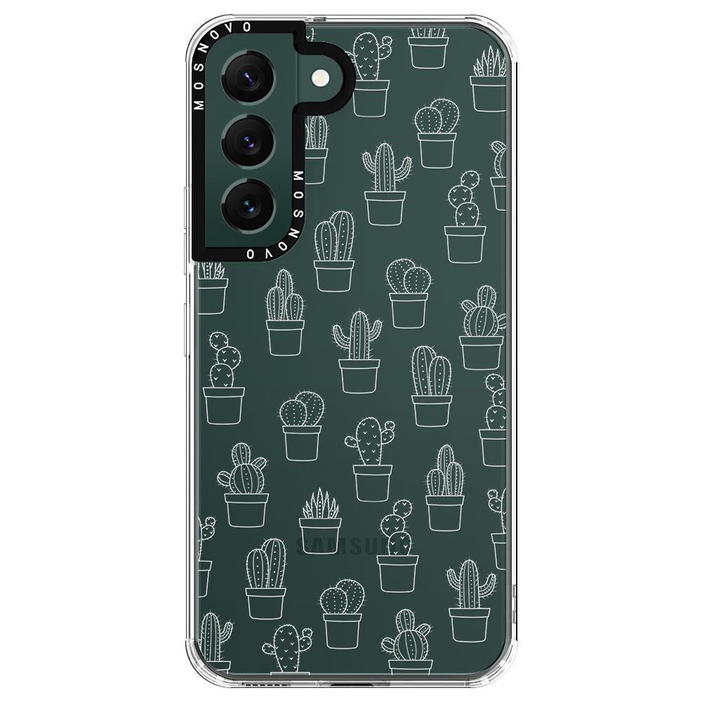 Little Potted Cactus Phone Case - Samsung Galaxy S22 Case - MOSNOVO