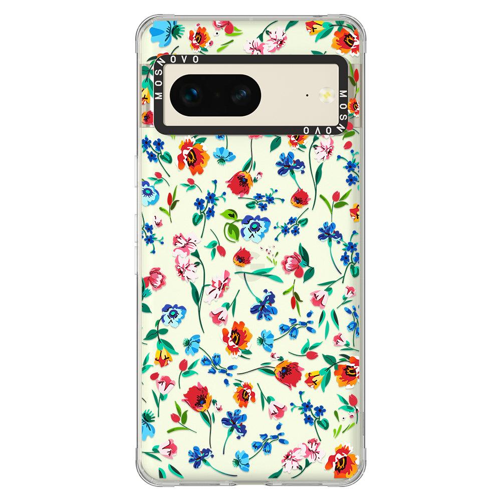 Little Wild Flower Phone Case - Google Pixel 7 Case - MOSNOVO