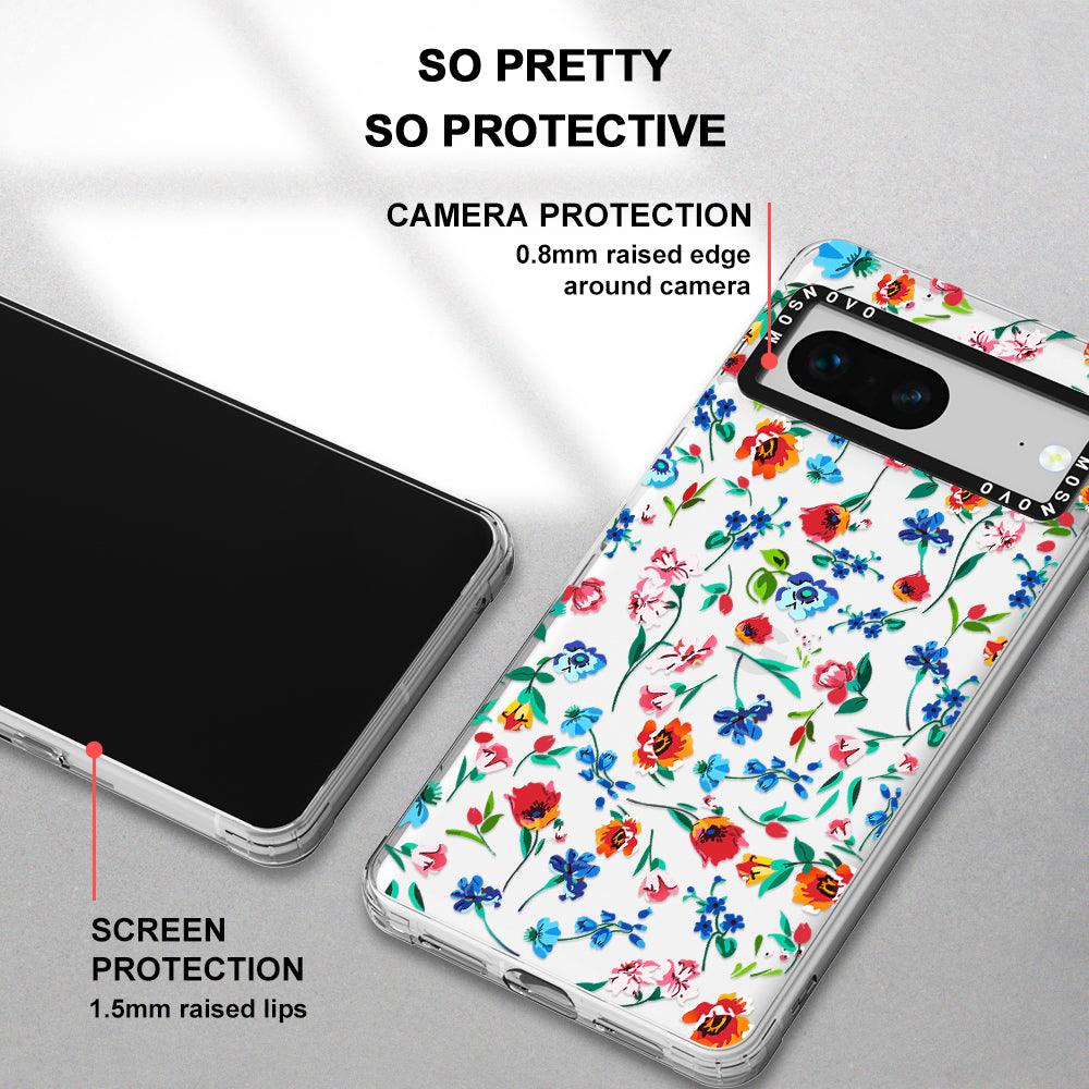 Little Wild Flower Phone Case - Google Pixel 7 Case - MOSNOVO