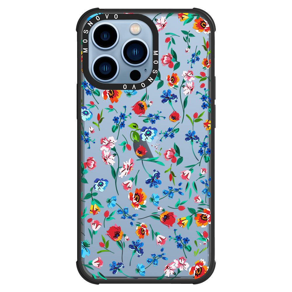 Little Wild Flower Phone Case - iPhone 13 Pro Case - MOSNOVO