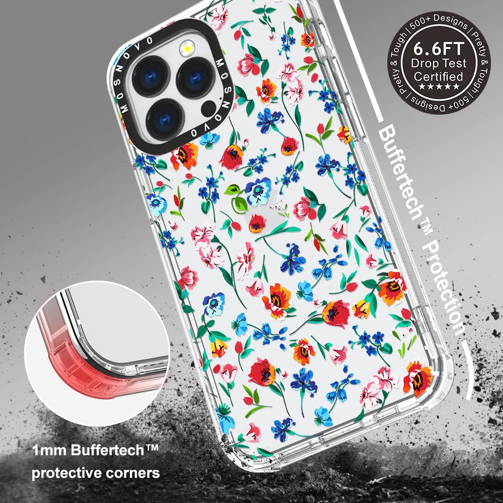 Little Wild Flower Phone Case - iPhone 13 Pro Case - MOSNOVO