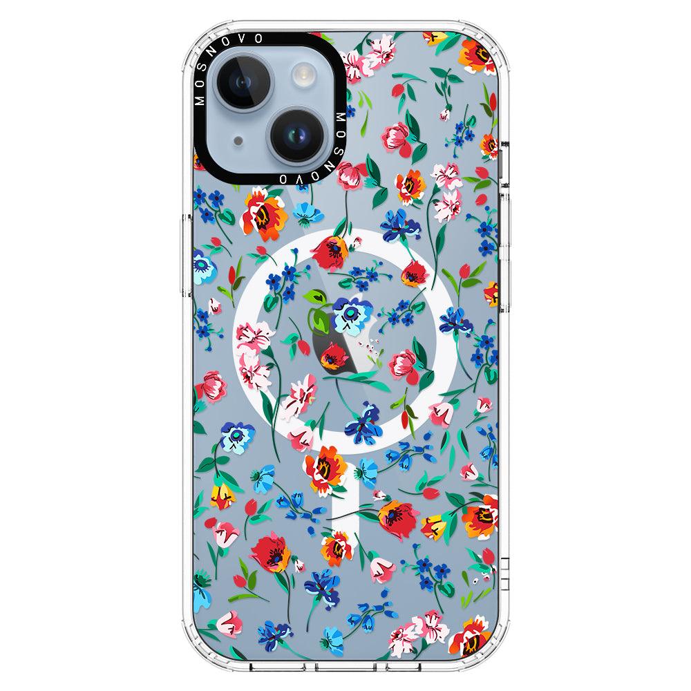 Little Wild Flower Phone Case - iPhone 14 Plus Case - MOSNOVO