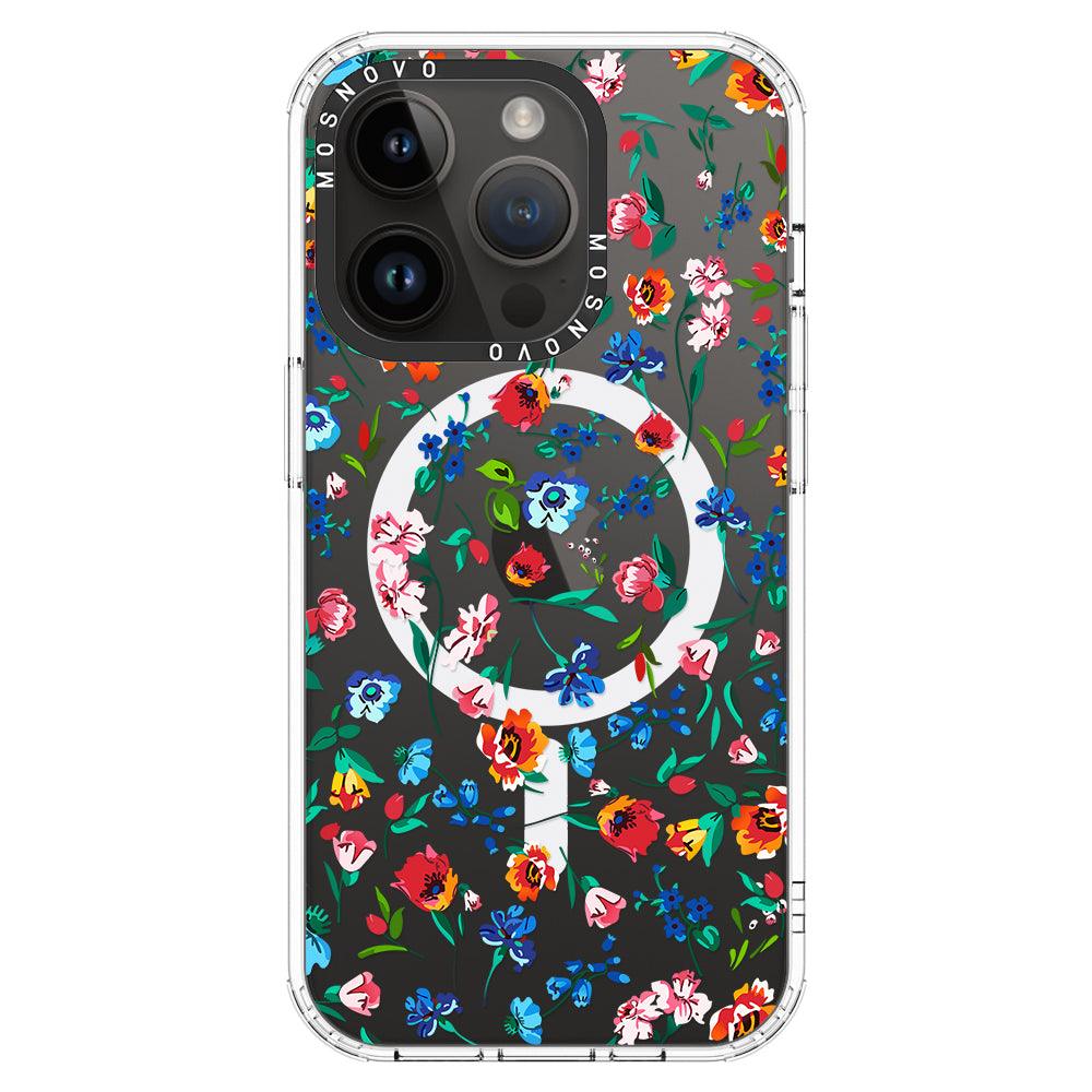 Little Wild Flower Phone Case - iPhone 14 Pro Case - MOSNOVO