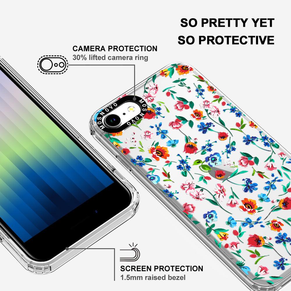 Little Wild Flower Phone Case - iPhone SE 2020 Case - MOSNOVO