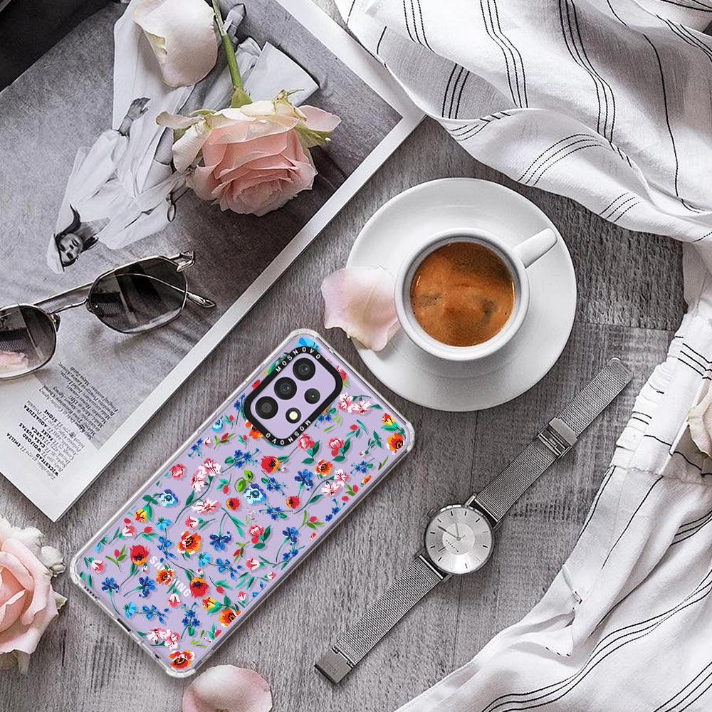 Little Wild Flower Phone Case - Samsung Galaxy A52 & A52s Case - MOSNOVO