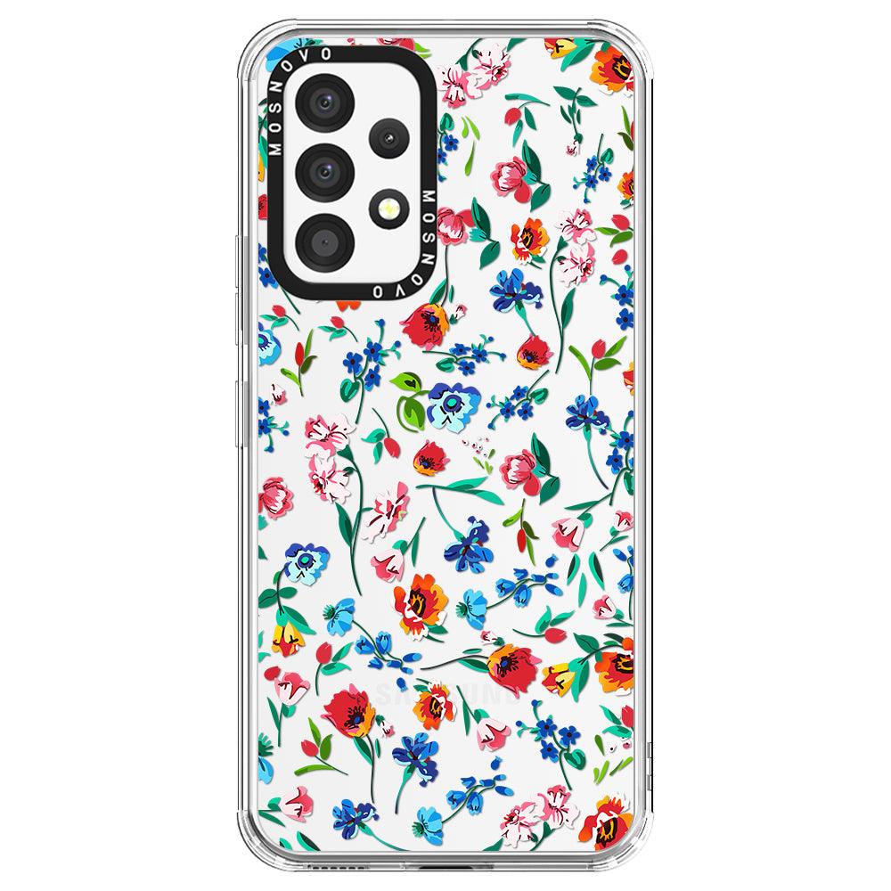 Little Wild Flower Phone Case - Samsung Galaxy A53 Case - MOSNOVO