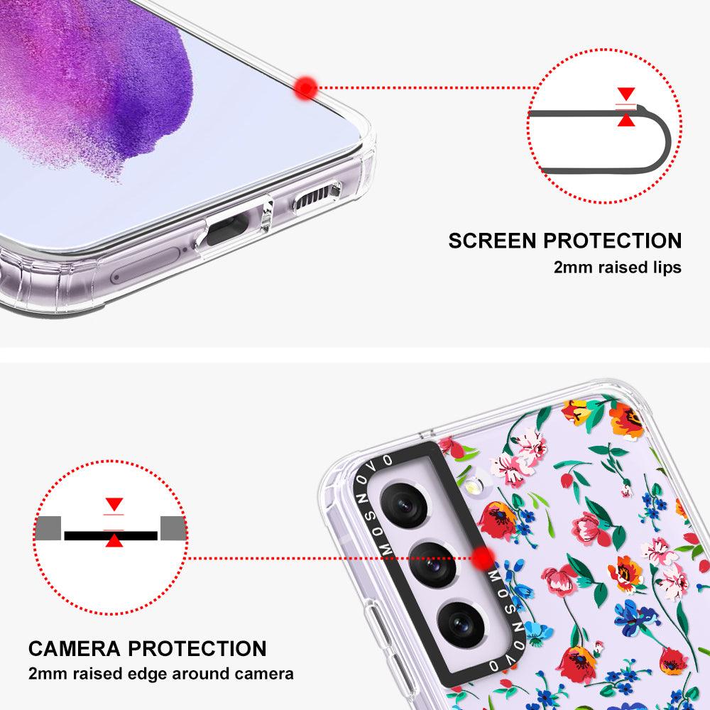 Little Wild Flower Phone Case - Samsung Galaxy S21 FE Case - MOSNOVO