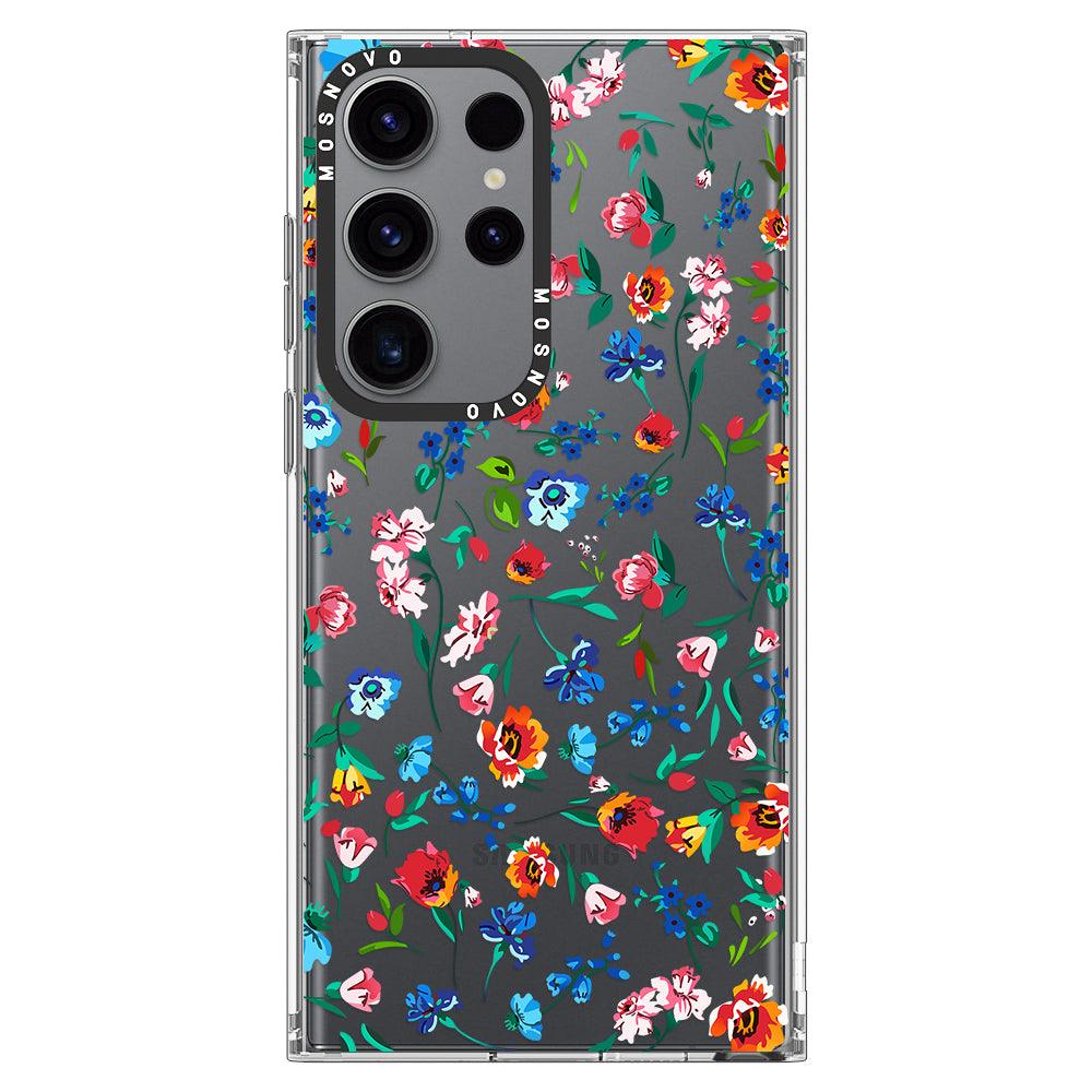 Little Wild Flower Phone Case - Samsung Galaxy S23 Ultra Case - MOSNOVO