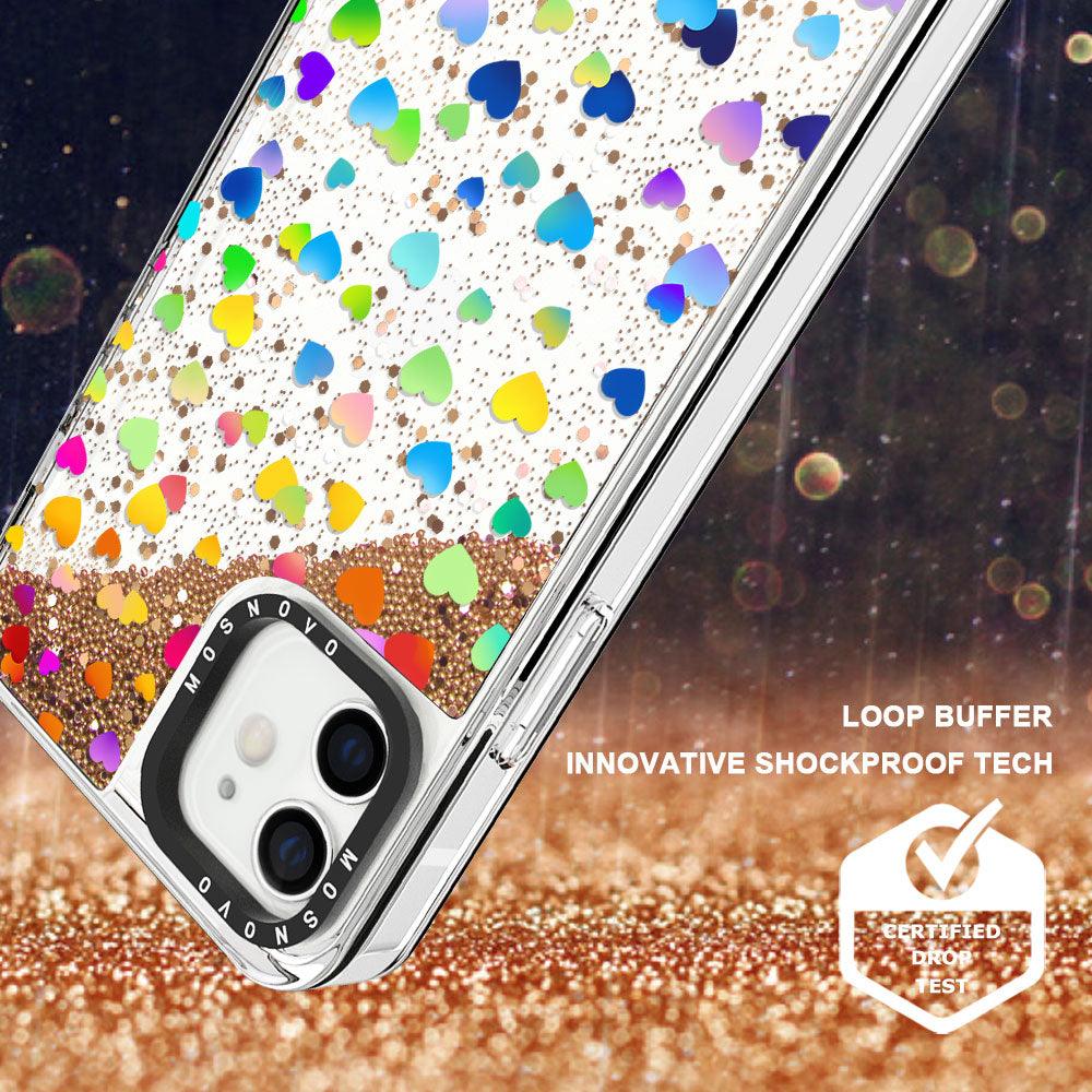 Love is Love Glitter Phone Case - iPhone 12 Case - MOSNOVO