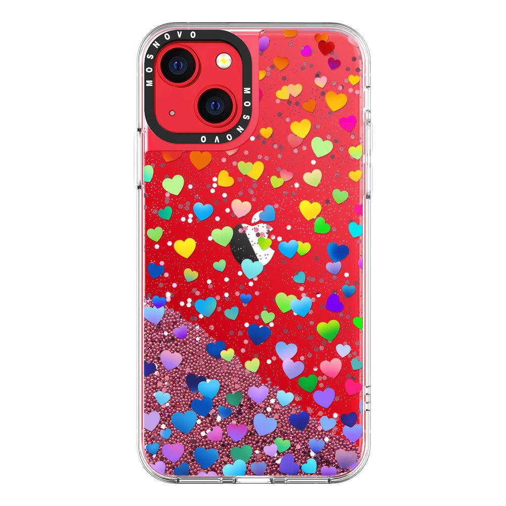 Love is Love Glitter Phone Case - iPhone 13 Case - MOSNOVO
