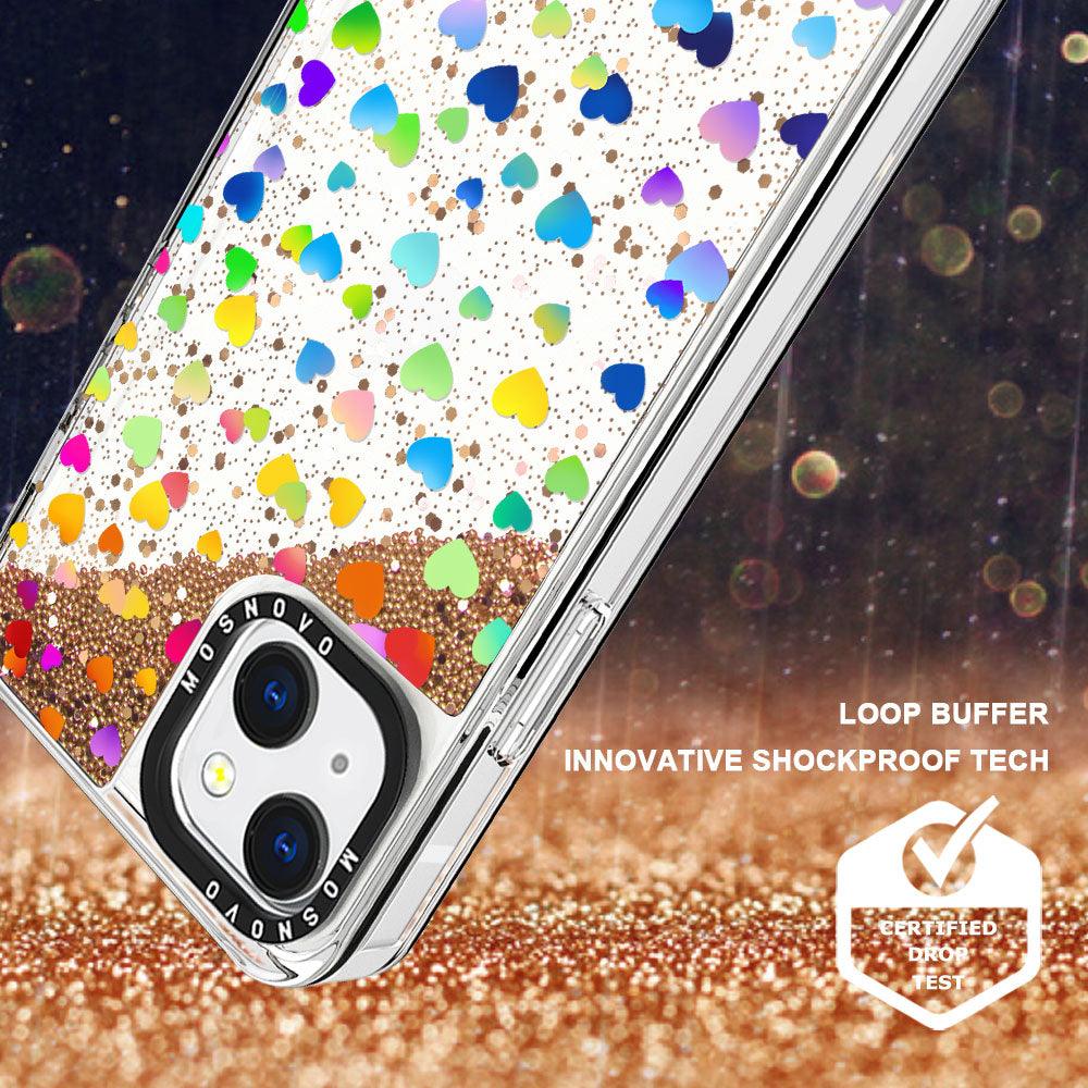 Love is Love Glitter Phone Case - iPhone 13 Case - MOSNOVO