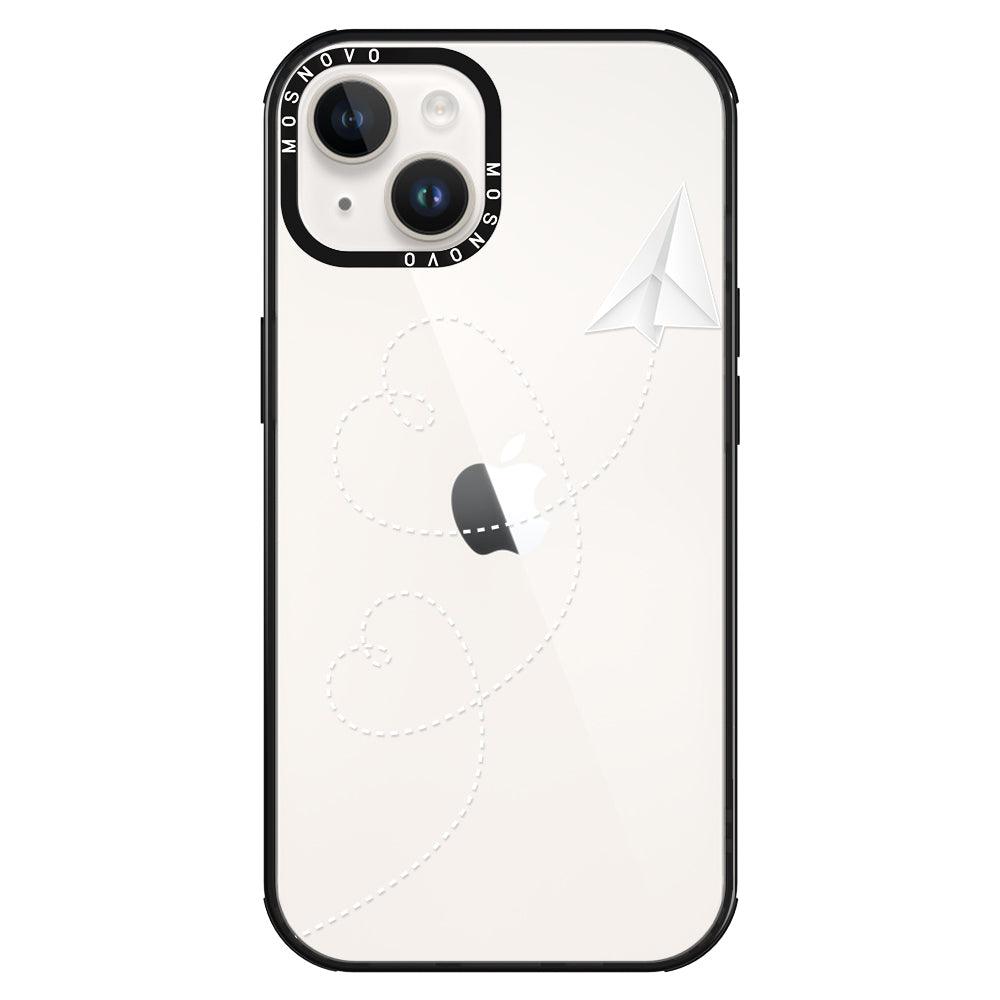 Little Cute Plane Phone Case - iPhone 14 Plus Case - MOSNOVO
