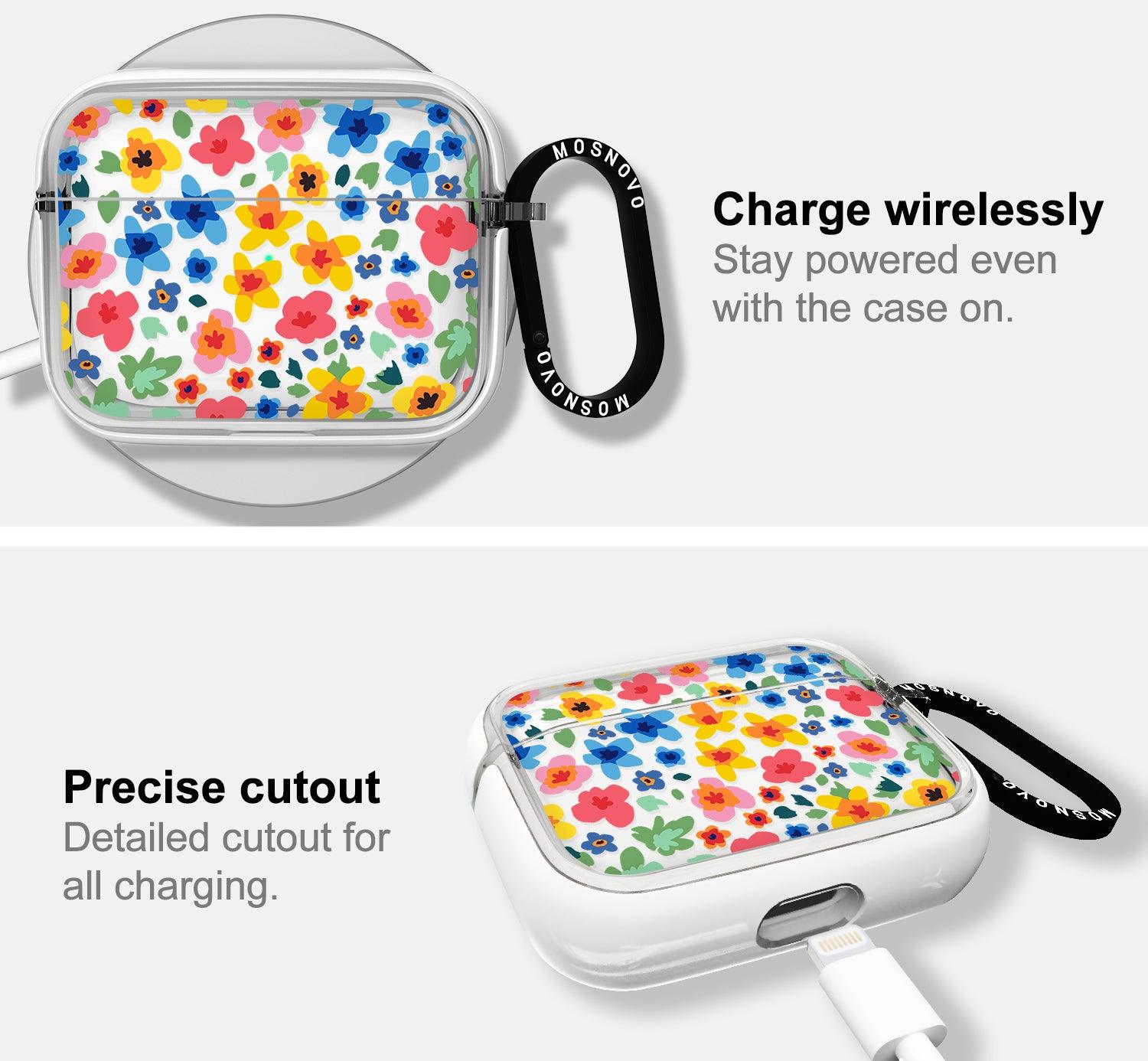 Lovely Floral Flower AirPods Pro Case - MOSNOVO