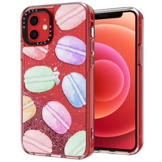 Macarons Glitter Phone Case - iPhone 12 Mini Case - MOSNOVO