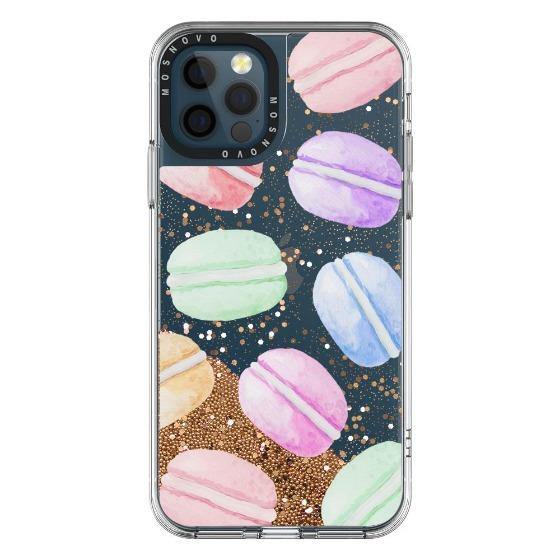 Macarons Glitter Phone Case - iPhone 12 Pro Max Case - MOSNOVO