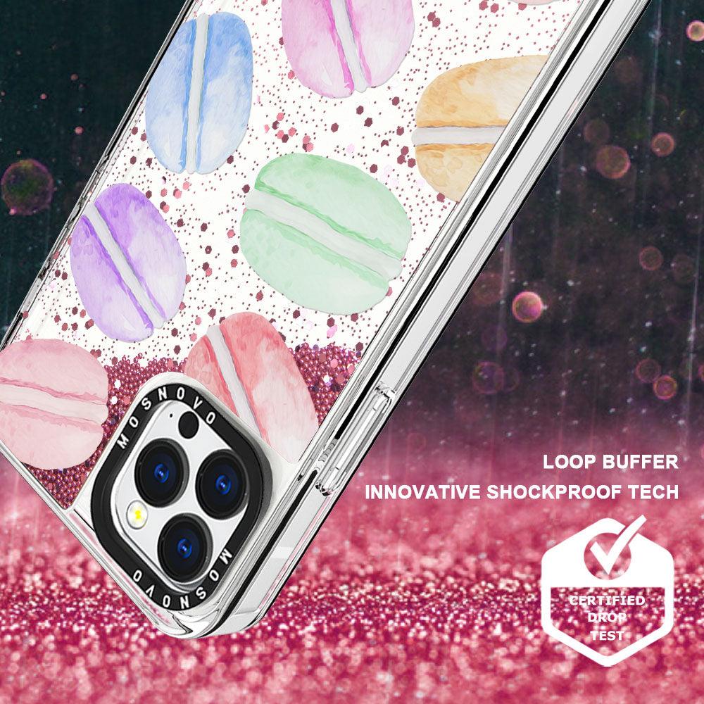 Macarons Glitter Phone Case - iPhone 13 Pro Max Case - MOSNOVO