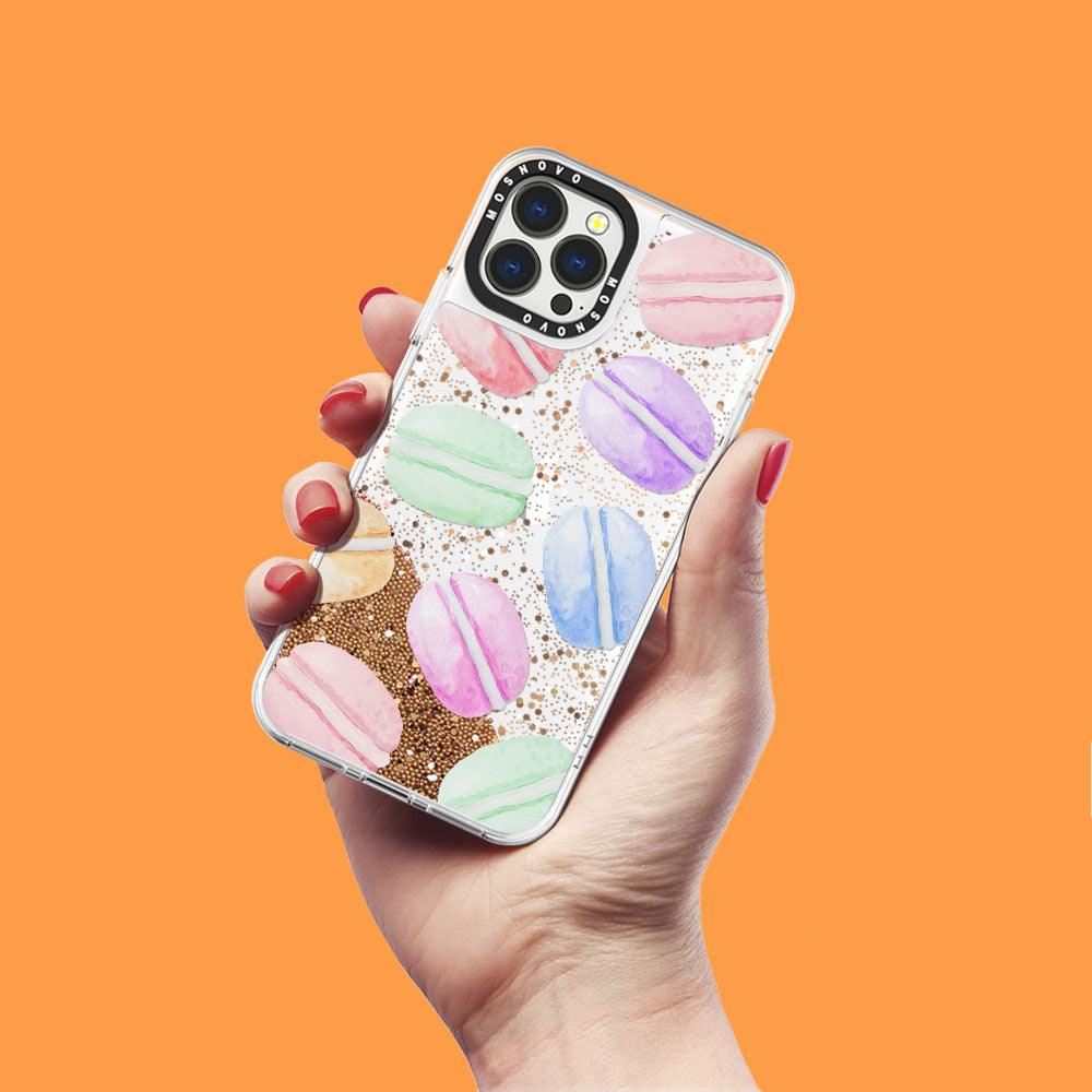 Macarons Glitter Phone Case - iPhone 13 Pro Max Case - MOSNOVO