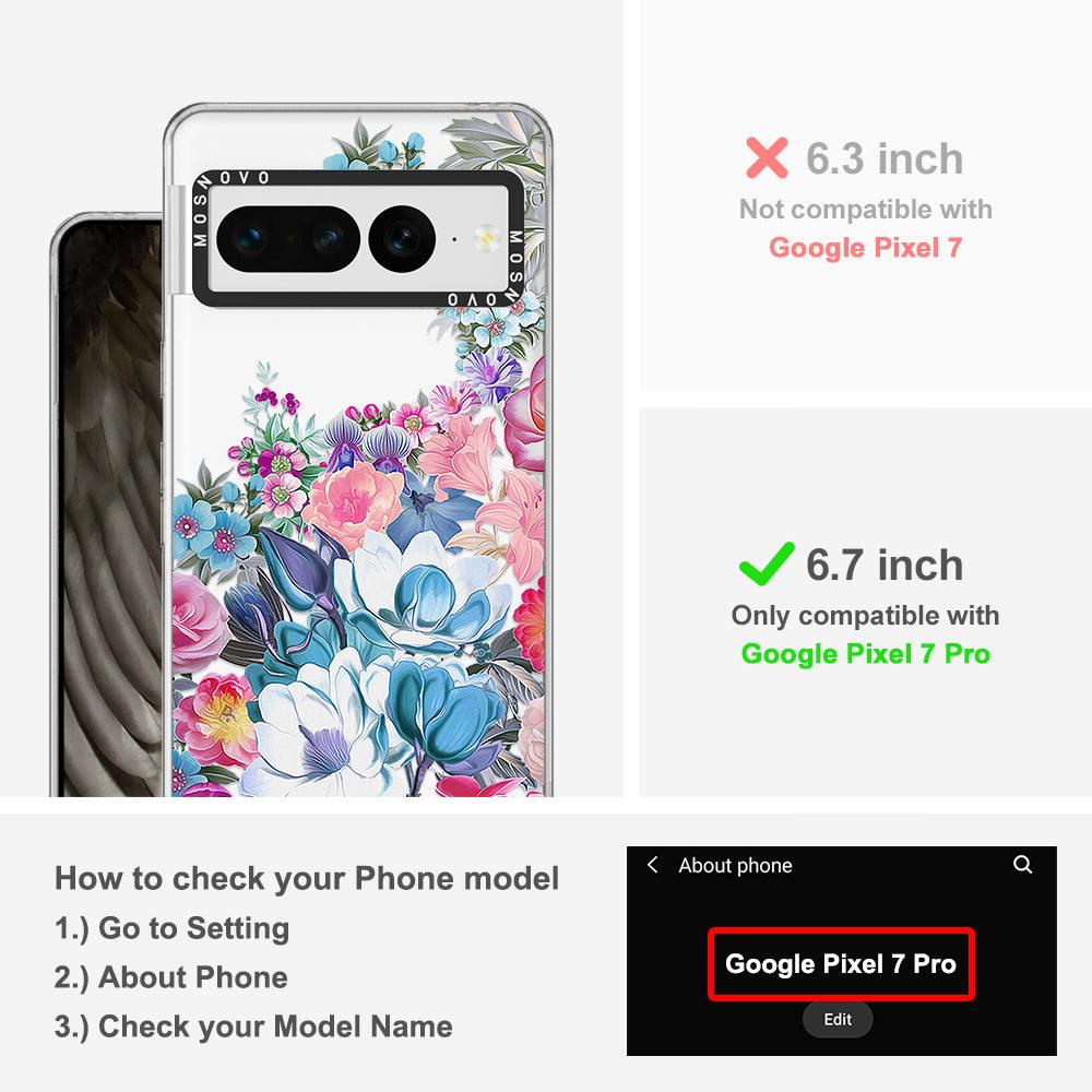 Magnolia Flower Phone Case - Google Pixel 7 Pro Case - MOSNOVO