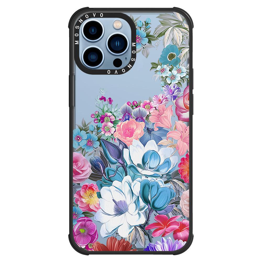 Magnolia Flower Phone Case - iPhone 13 Pro Max Case - MOSNOVO