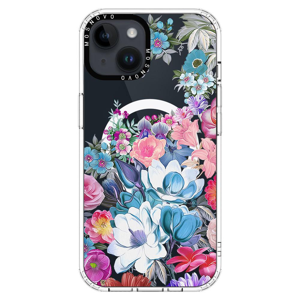 Magnolia Flower Phone Case - iPhone 14 Case - MOSNOVO