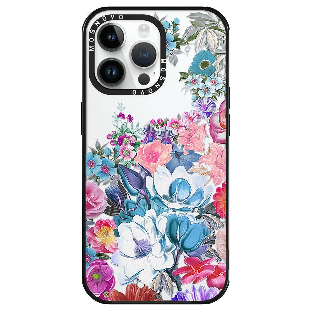 Magnolia Flower Phone Case - iPhone 14 Pro Max Case - MOSNOVO