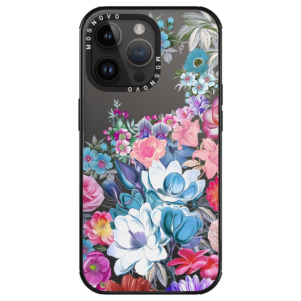 Magnolia Flower Phone Case - iPhone 14 Pro Max Case - MOSNOVO