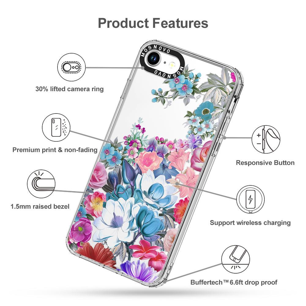 Magnolia Flower Phone Case - iPhone 8 Case - MOSNOVO