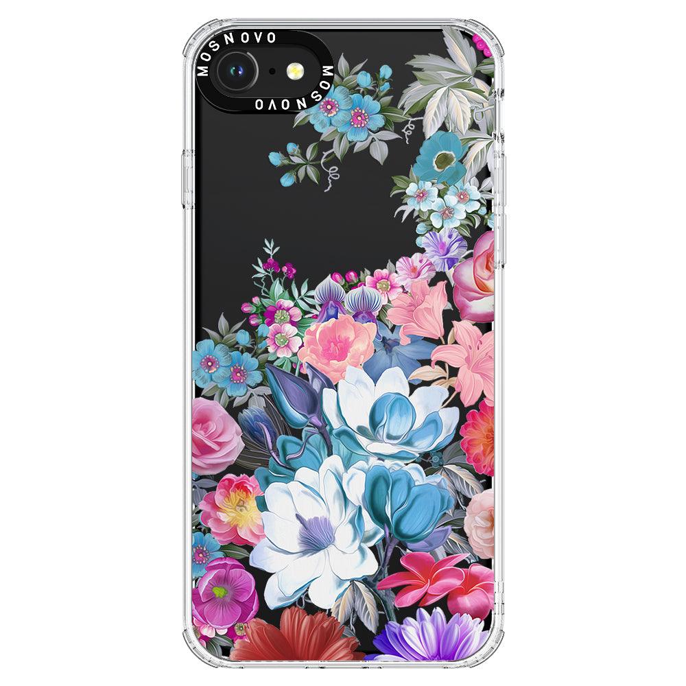 Magnolia Flower Phone Case - iPhone SE 2020 Case - MOSNOVO
