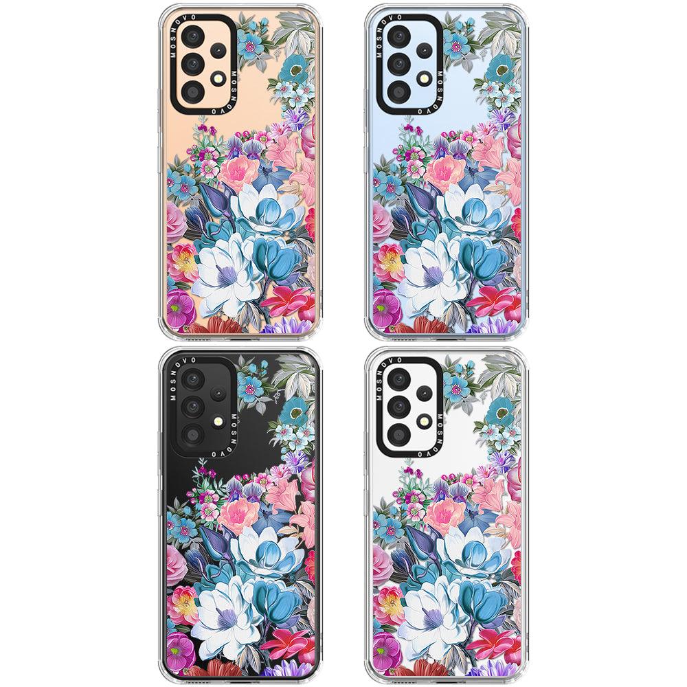 Magnolia Flower Phone Case - Samsung Galaxy A53 Case - MOSNOVO