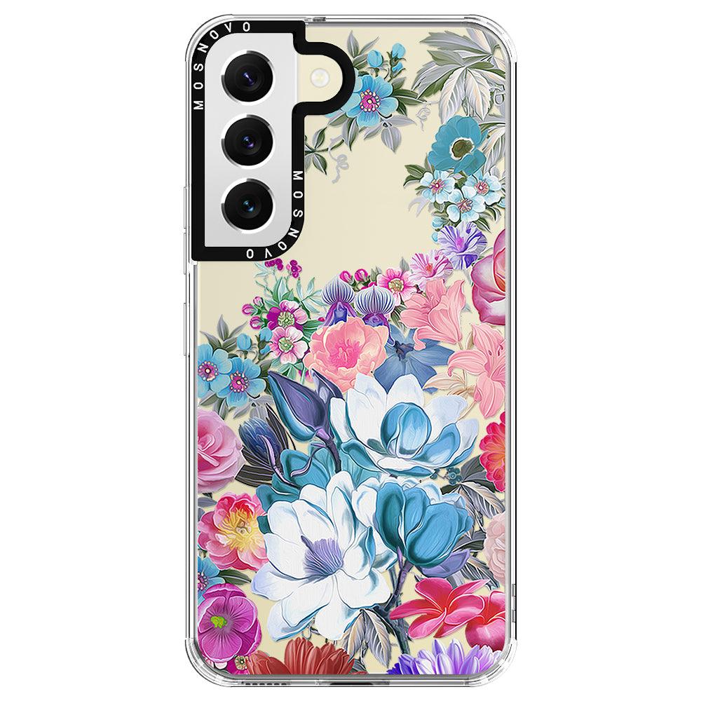 Magnolia Flower Phone Case - Samsung Galaxy S22 Case - MOSNOVO