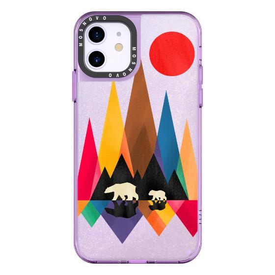 MAMA Bear Glitter Phone Case - iPhone 11 Case - MOSNOVO