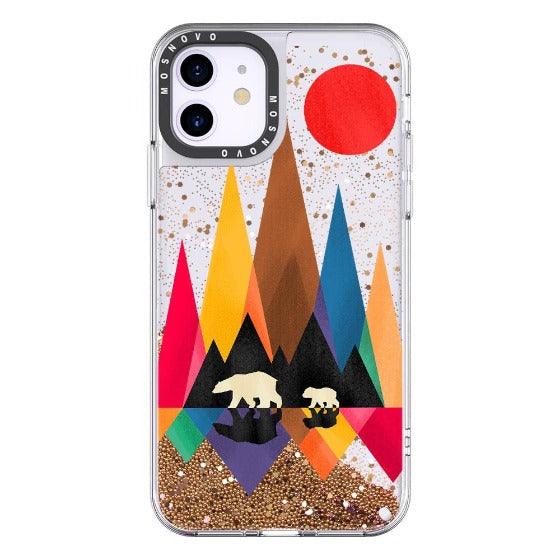 MAMA Bear Glitter Phone Case - iPhone 11 Case - MOSNOVO