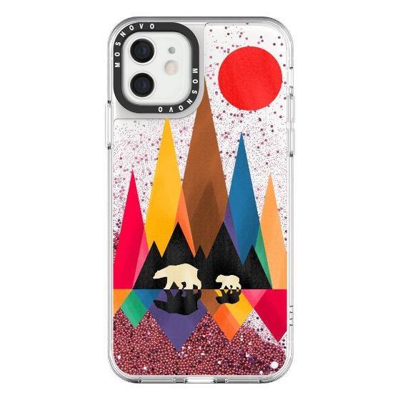 MAMA Bear Glitter Phone Case - iPhone 12 Mini Case - MOSNOVO