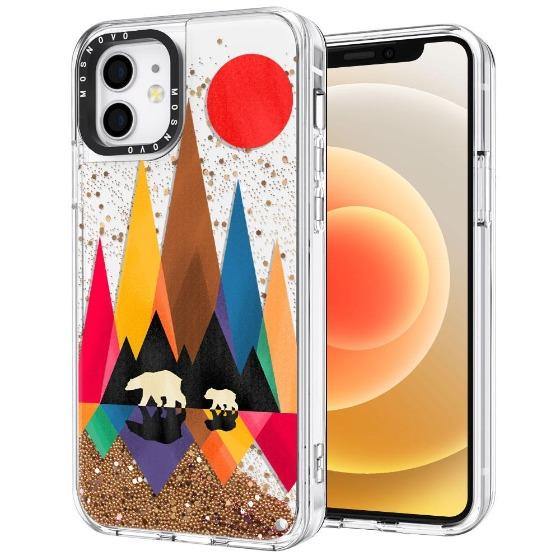 MAMA Bear Glitter Phone Case - iPhone 12 Mini Case - MOSNOVO